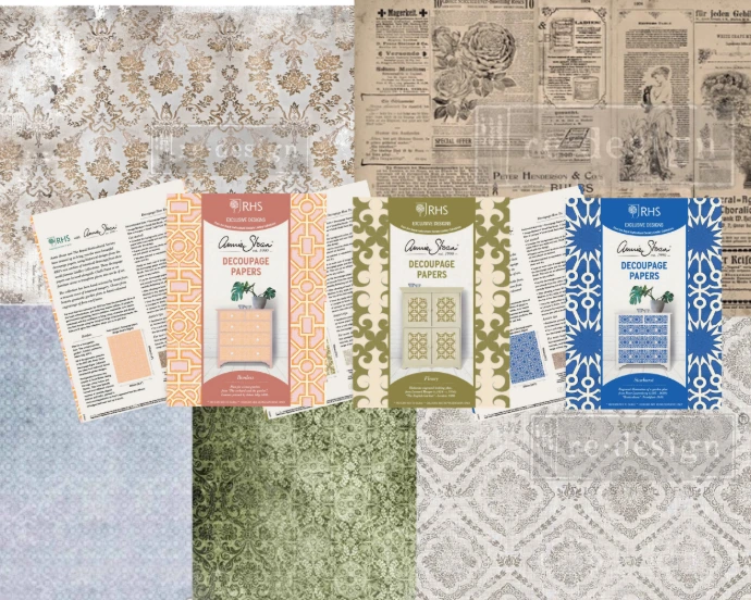 Papers per Decoupage varies marques