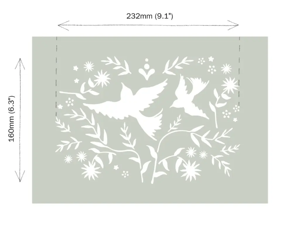 04vs Plantilla Stencil Mexican Birds 5.webp
