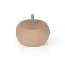 Oval leg 50 mm natural beech