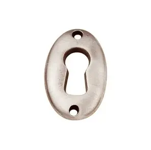 [A22] Old Silver Lock Escutcheon