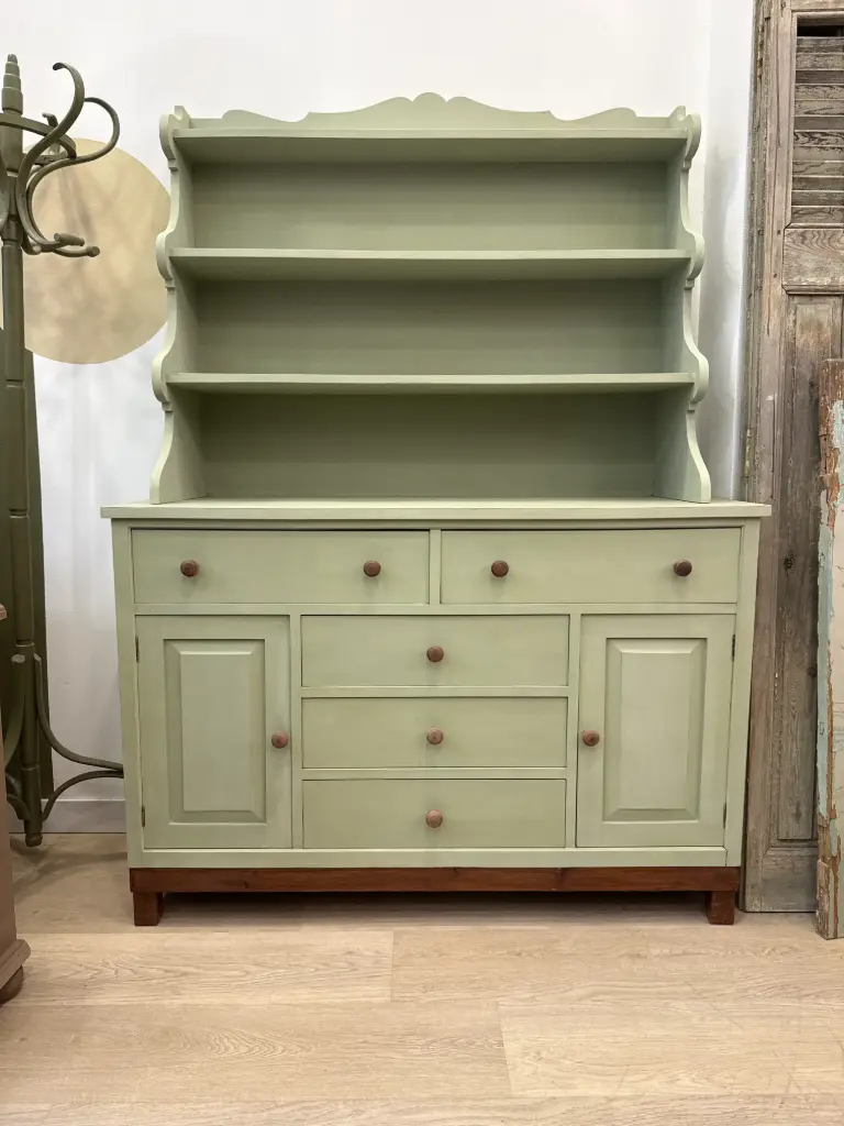 Moble calaixos pintat verd