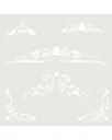 Plantilla Stencil Mini Deco Adamascat 038 (18x18)