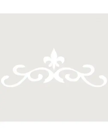 [00023281] Stencil template Mini Deco Border 025 (18x9)