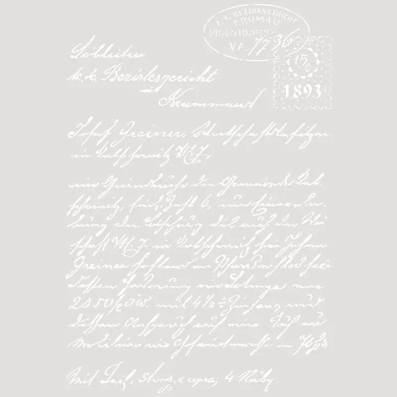 Plantilla Stencil Deco Vintage Composició 231 Carta (30x45)