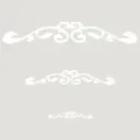 Stencil template Deco Border 004 Three sizes (25x25)