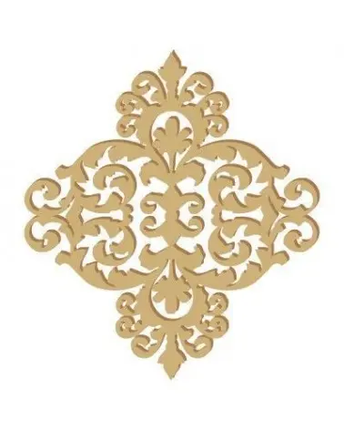 [0003445P] Silueta Adamascado 004 (8 x 9 cm) 