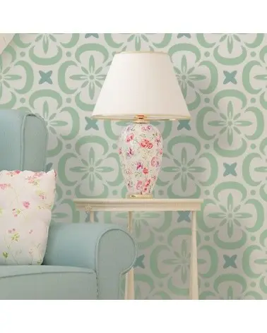 [0005227P] Plantilla stencil Home Decor Geomètric 025 Flor (50x50)