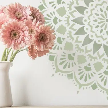 [0006404P] Plantilla stencil Home Decor Rosetón 018 Mandala (30x30)