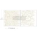 Transfers - Handwritten Text - 2 sheets