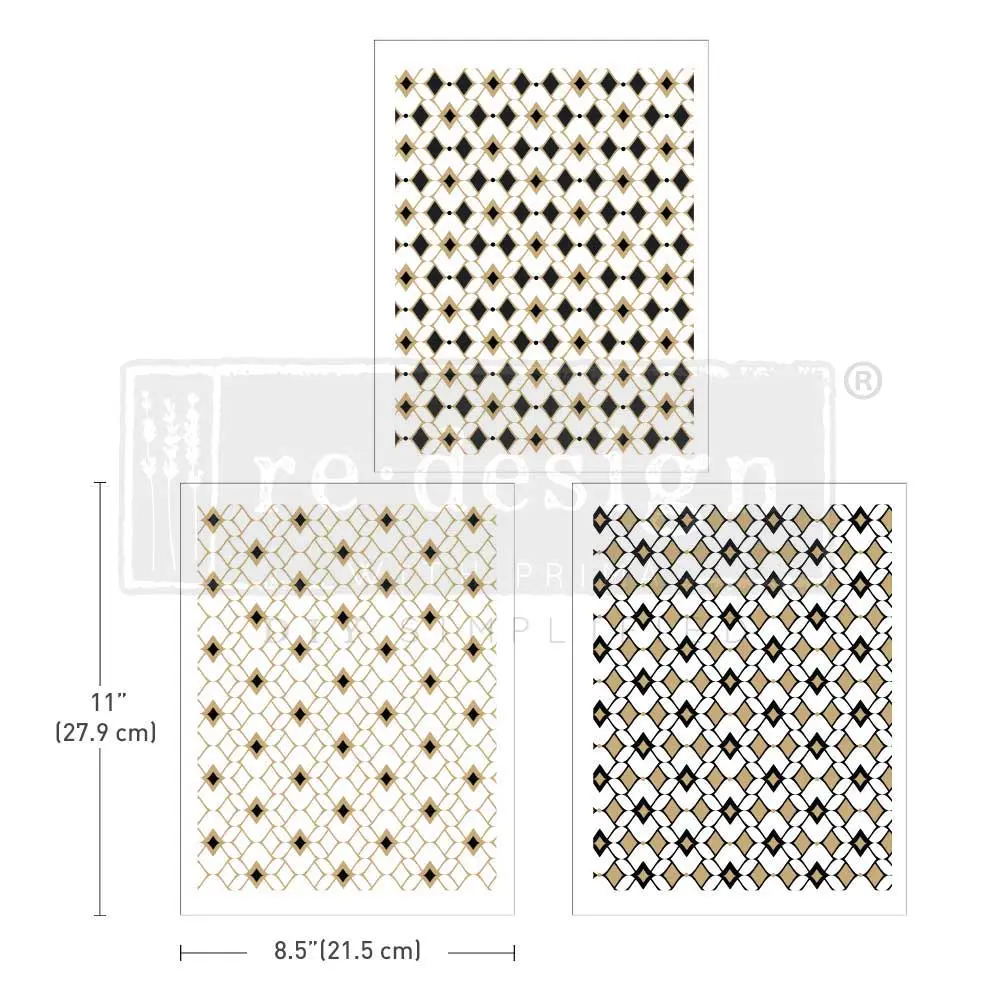 [655350660727] Transfers - Diamants Marroquins - 3 fulls
