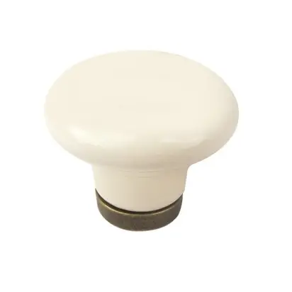 Pom porcelana amb base or vell