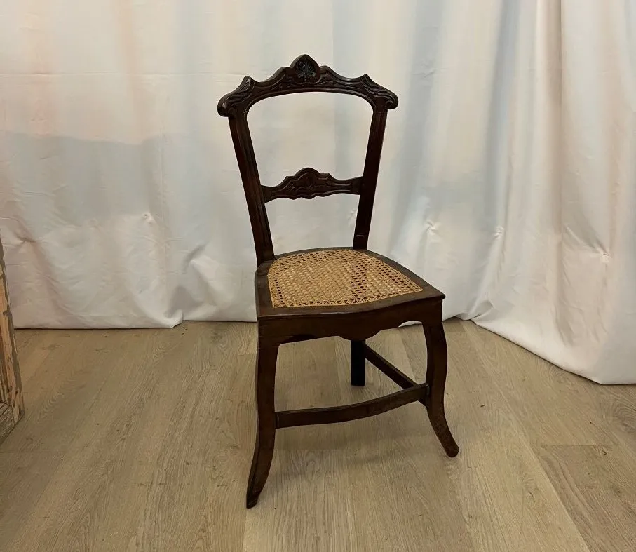 [F0327] Silla de caoba