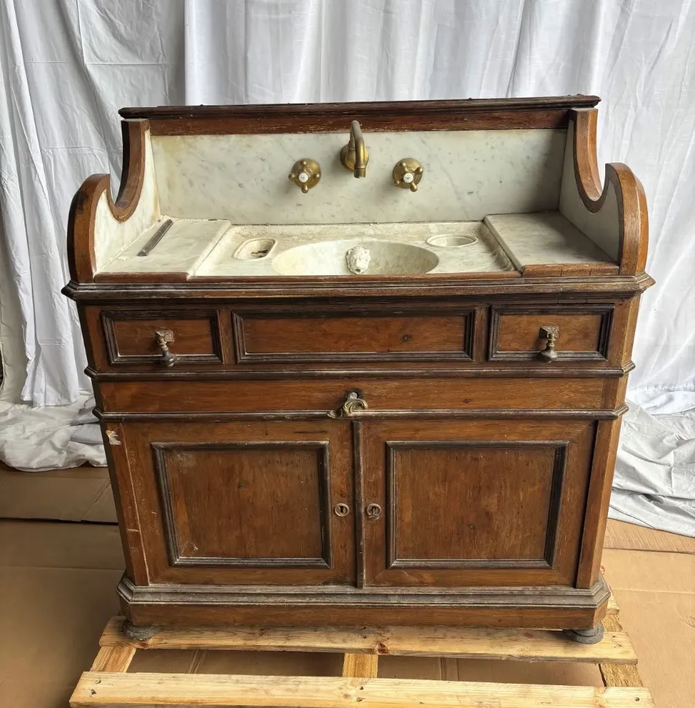 [F0216] Moble de lavabo antic