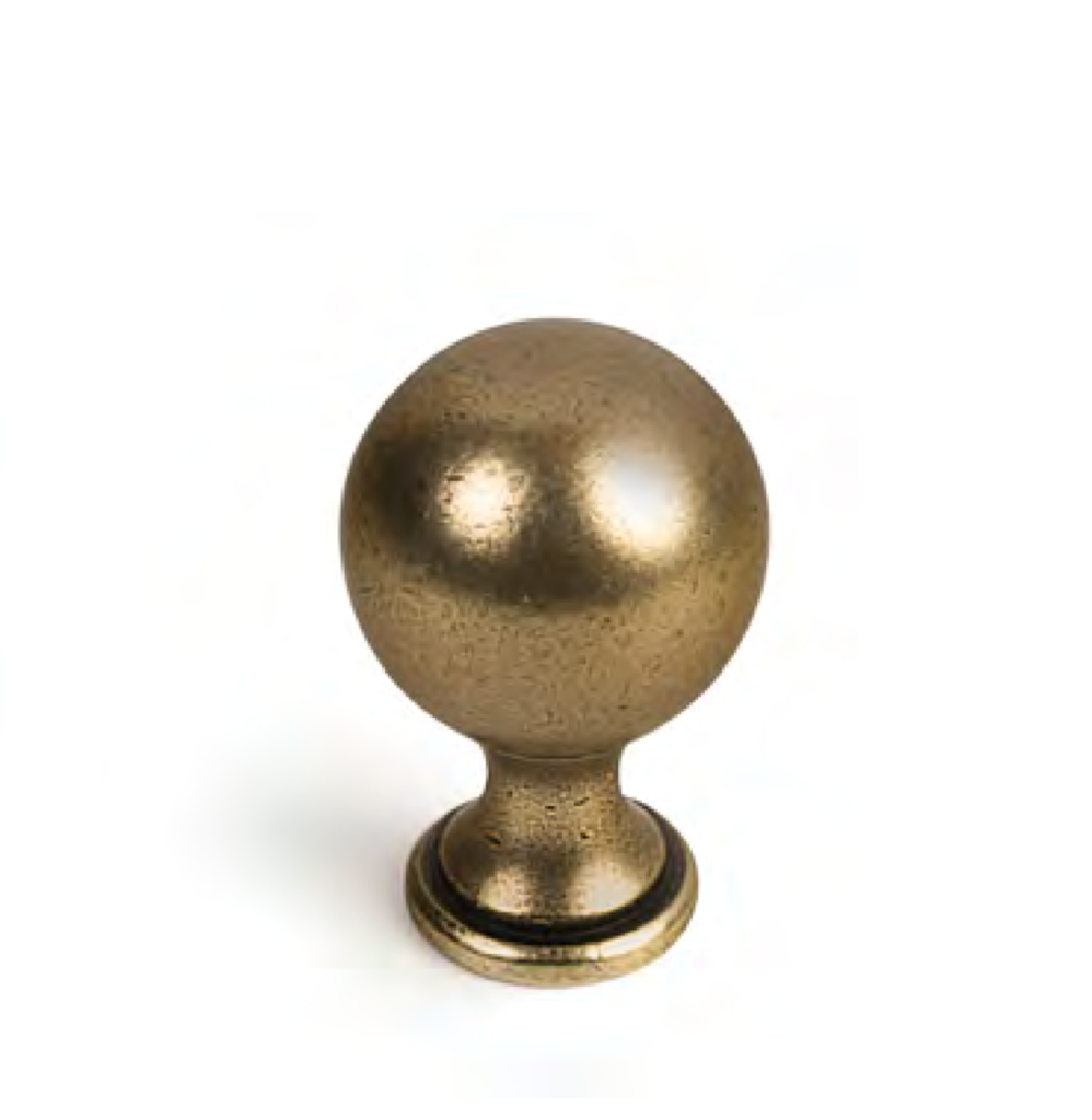 25mm Ball Old Leather Knob