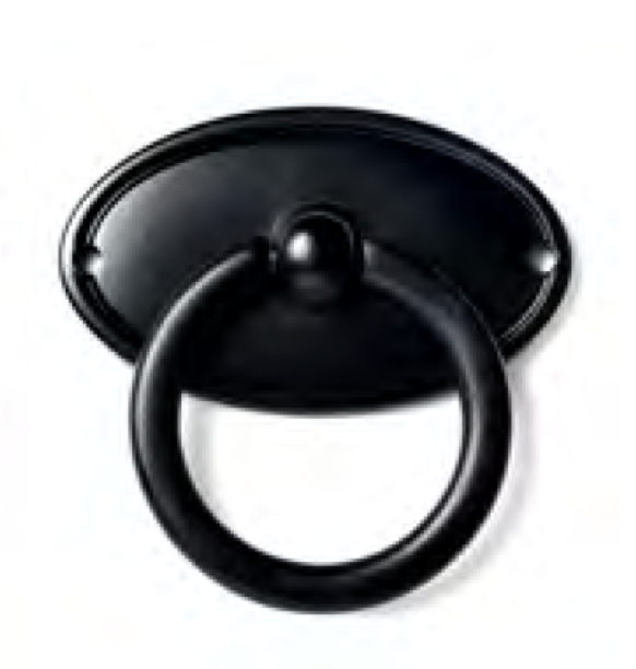 [D04] 45mm Matte Black Ring Handle