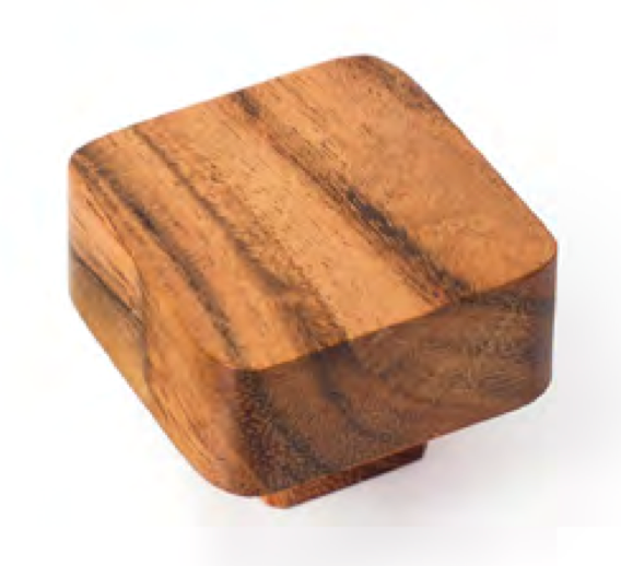 Pomo 34mm Madera de Acacia