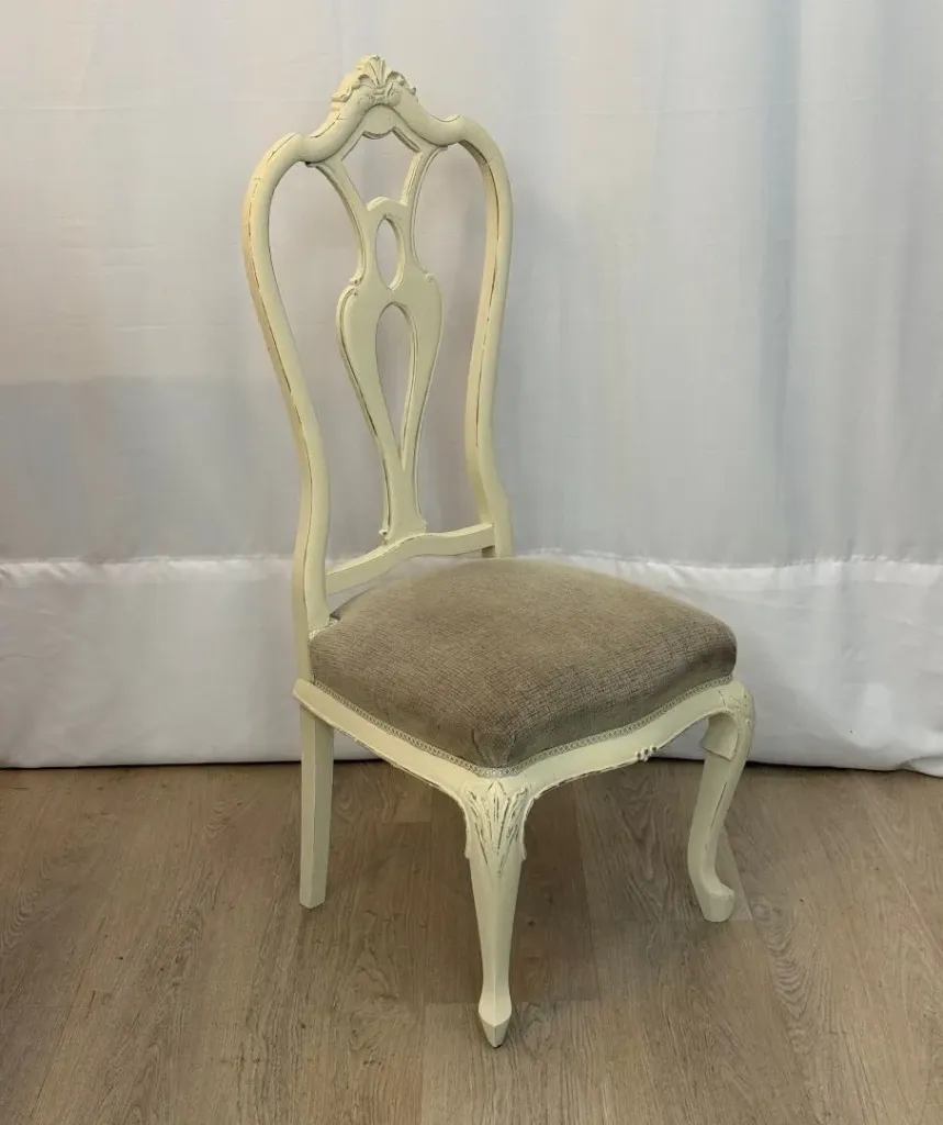 [F0205] 6 Cadires blanques tapissades (preu unit)
