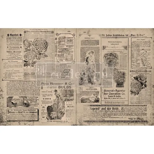 Decoupage Napkin Newspaper Paper - 1 sheet