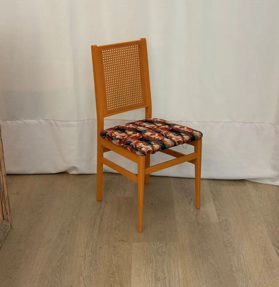 [F0402Taronge] Cadira color Barcelona Orange
