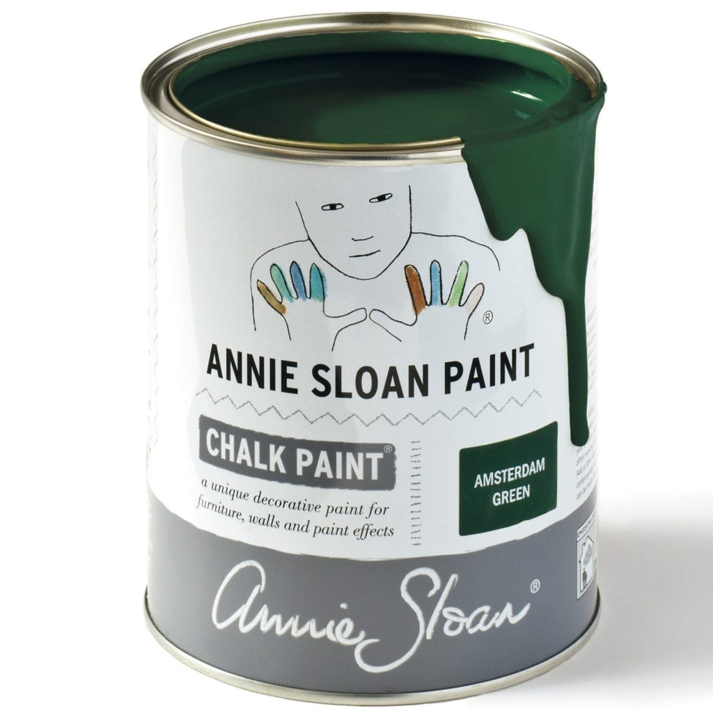 [P018AMS.1201.01] Pintura a la tiza - Annie Sloan's Chalk Paint Amsterdam Green (120 ml)