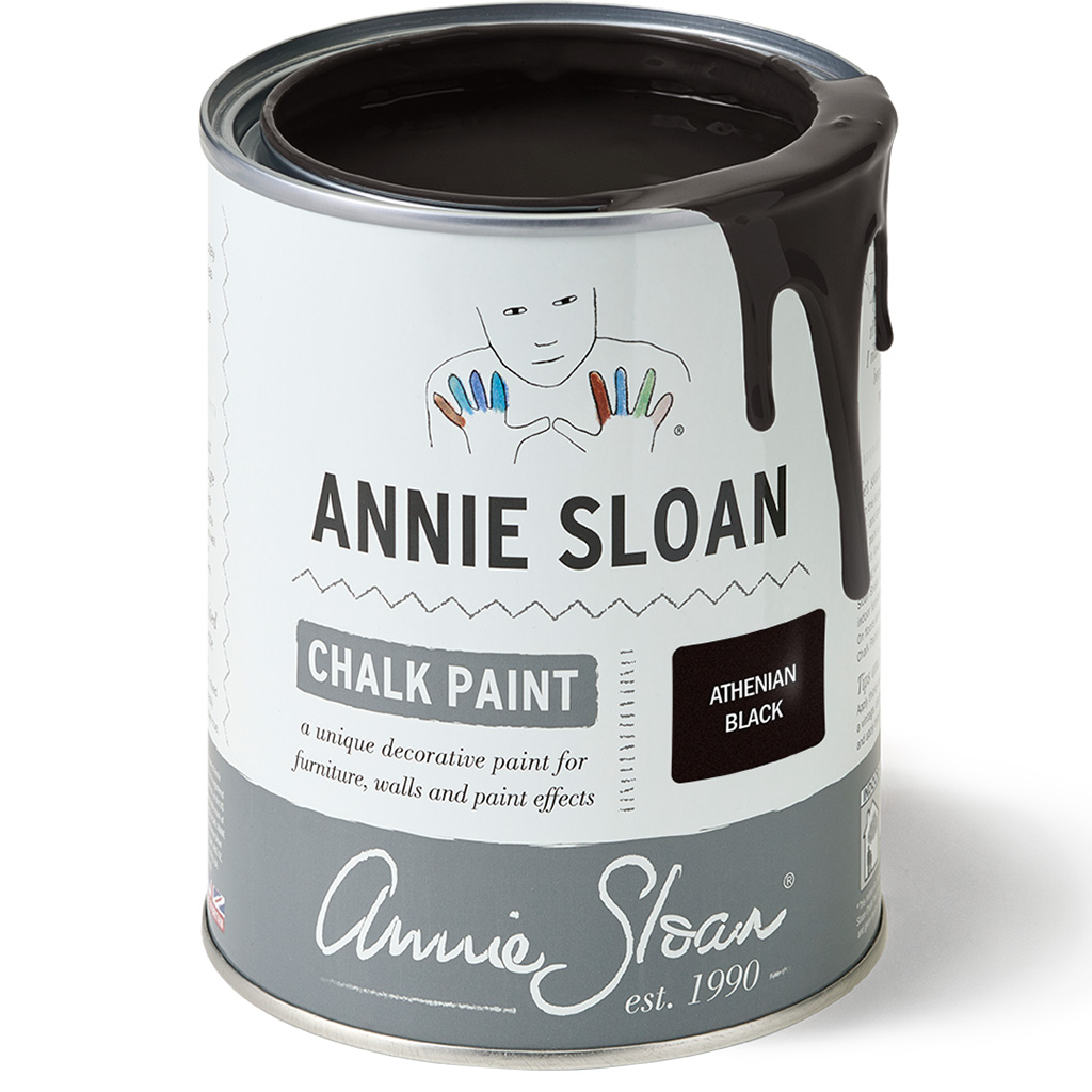 [P059ATH.1201.01] Pintura a la tiza - Annie Sloan's Chalk Paint Athenian Black (120 ml)