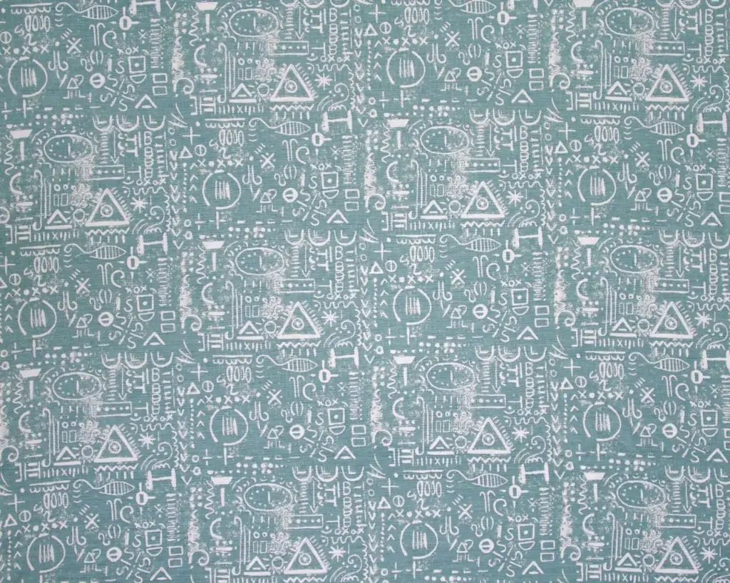 Teixit estampat: Tacit, color Duck Egg Blue