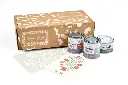 Kit de pintures Annie Sloan i plantilla stencil escandinava