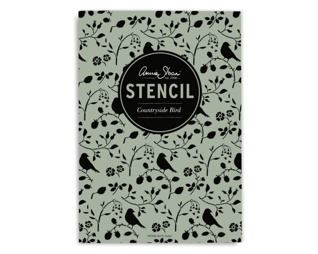 Stencil template - Countryside bird