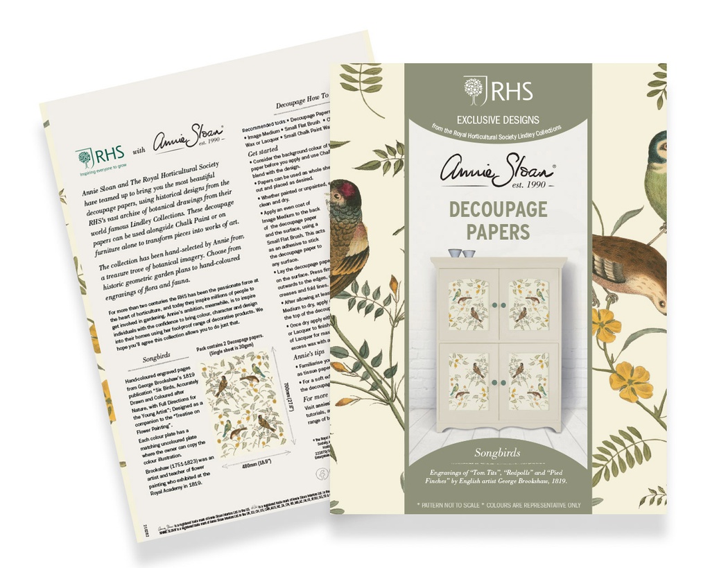 Decoupage paper - Songbirds