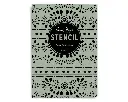 Plantilla stencil - Faux bone inlay