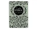 Plantilla stencil - Garlanda floral de Paisley