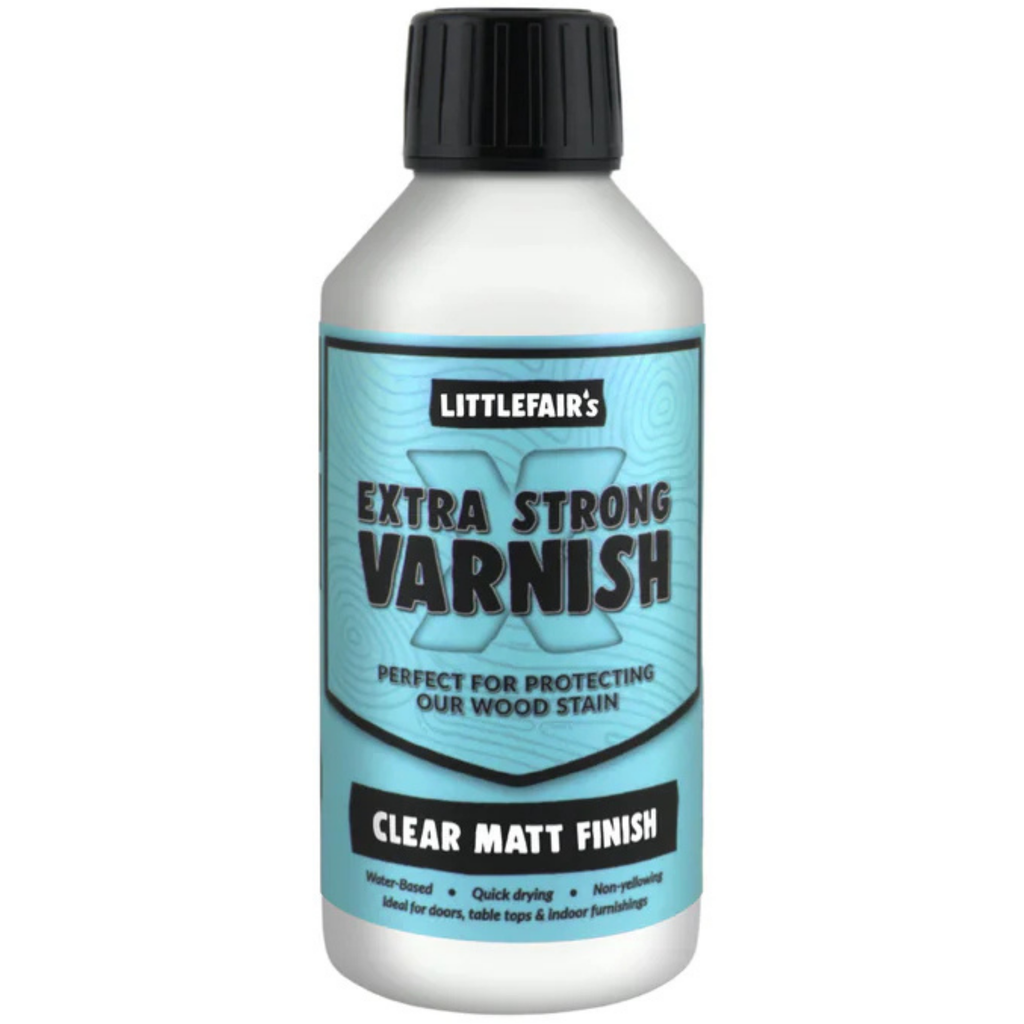 [5060359974594] Littlefair's Extra Strong Varnish - Clear Matt Finish (250 ml)
