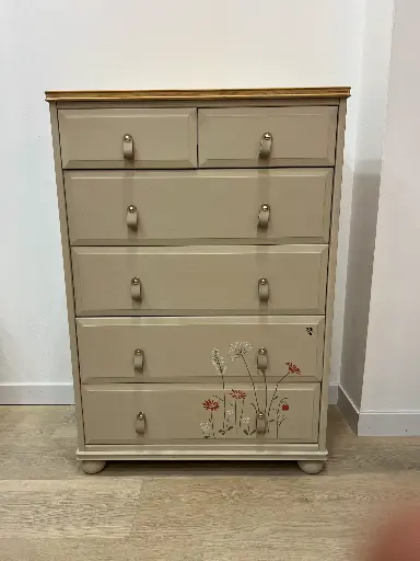 [F0044] Calaixera Ikea pintada amb stencil