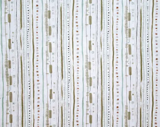 [F103POLV.MT01.09] Teixit estampat: Piano, color Olive