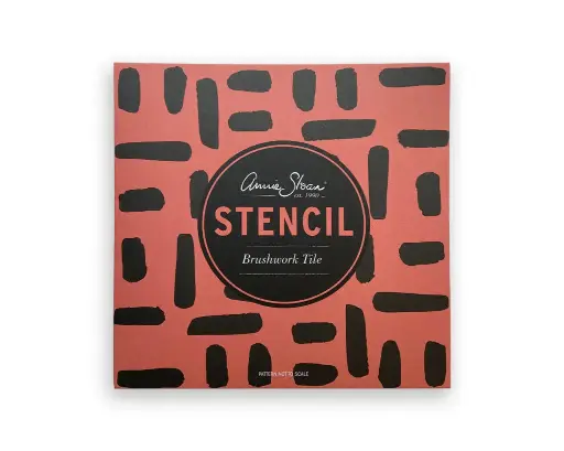 [STCA010.0001.01] Plantilla Stencil: Brushwork Tile