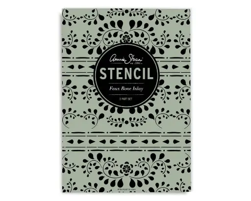 [SFBI001.A301.01] Plantilla Stencil: Faux Bone Inlay