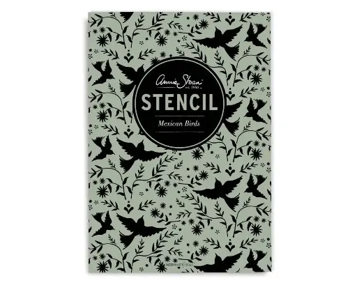 [SMXB001.A401.01] Plantilla Stencil: Ocells mexicans