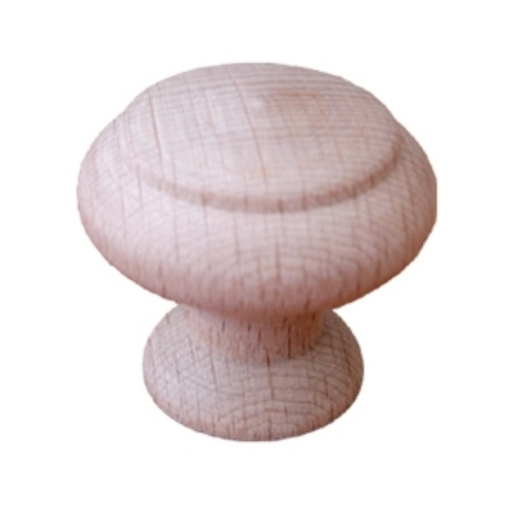 [D20] Pom de fusta de faig cru 35 mm