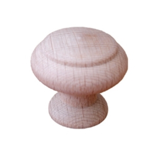 [D19] Pom de fusta de faig cru 30 mm