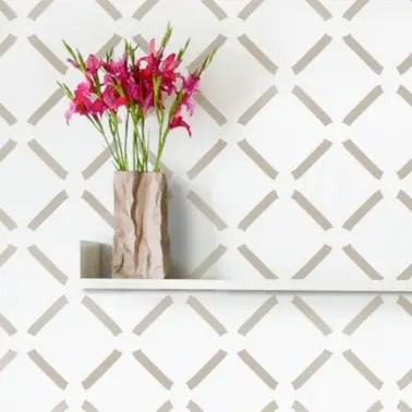 [0003615P] Plantilla Stencil Home Decor Geométrico 016 Rombos (50x50)