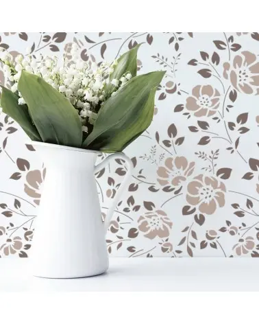 [0006955P] Plantilla Stencil Home Decor Floral 009 (50x50)