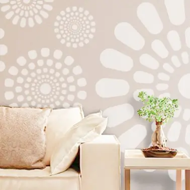 Plantilla Stencil Home Decor Geométrico 021 Flors