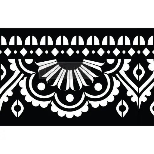 [655350655082] Stencil Mendhi – 1 rotlle