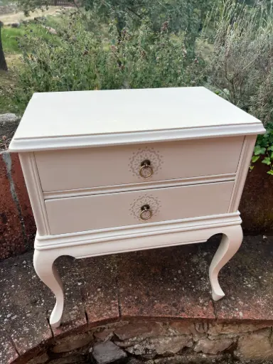 2 Tauletes de nit amb stencil (preu unit)